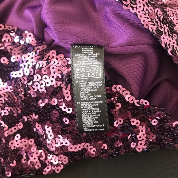 Forever 21 sequin strapless mini dress - Picture 6 of 6